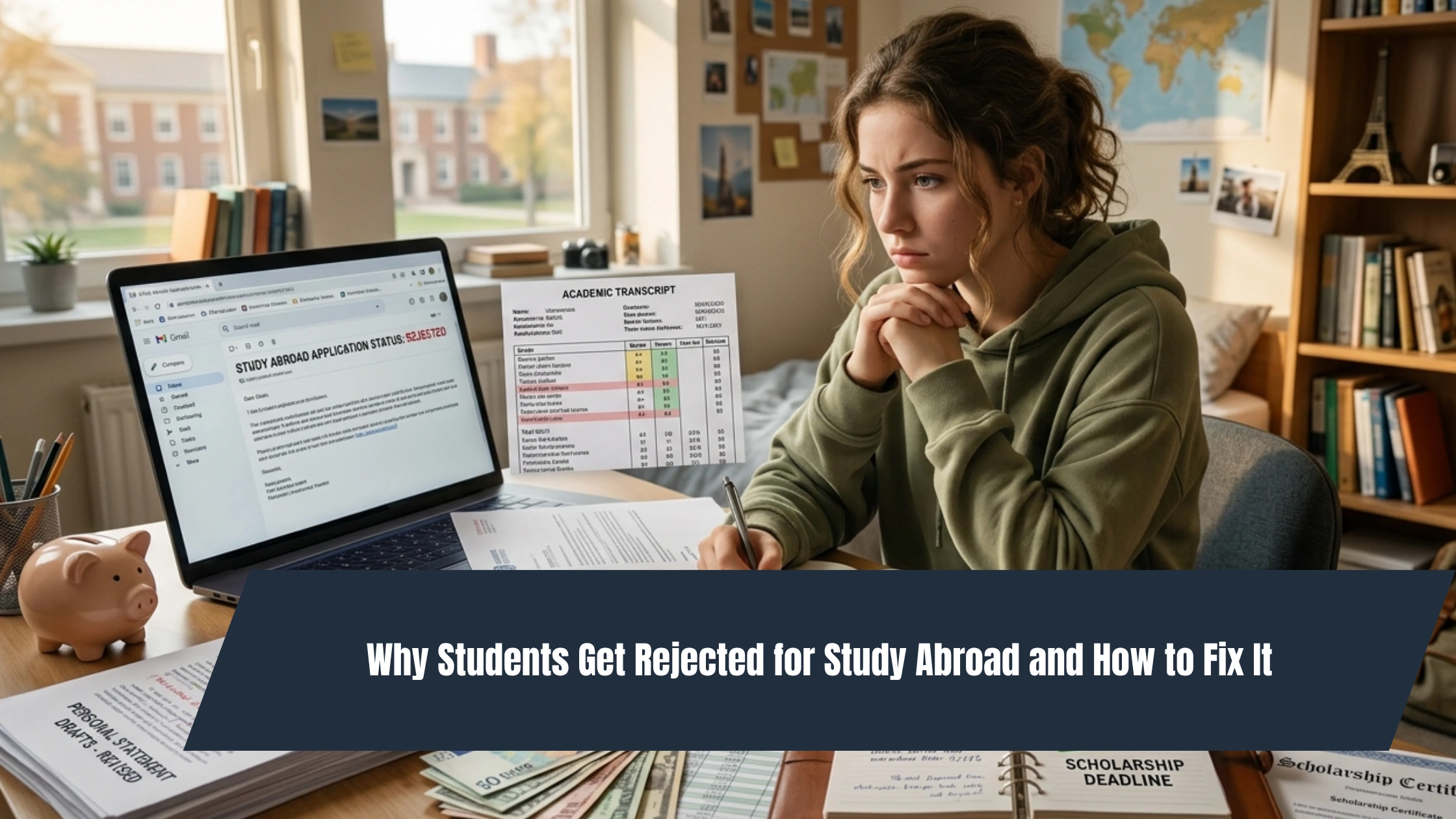 Why Students Get Rejected for Study Abroad and How to Fix It